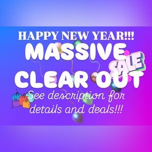 HAPPY NEW YEAR! Let’s sell out of EVERYTHING!!!